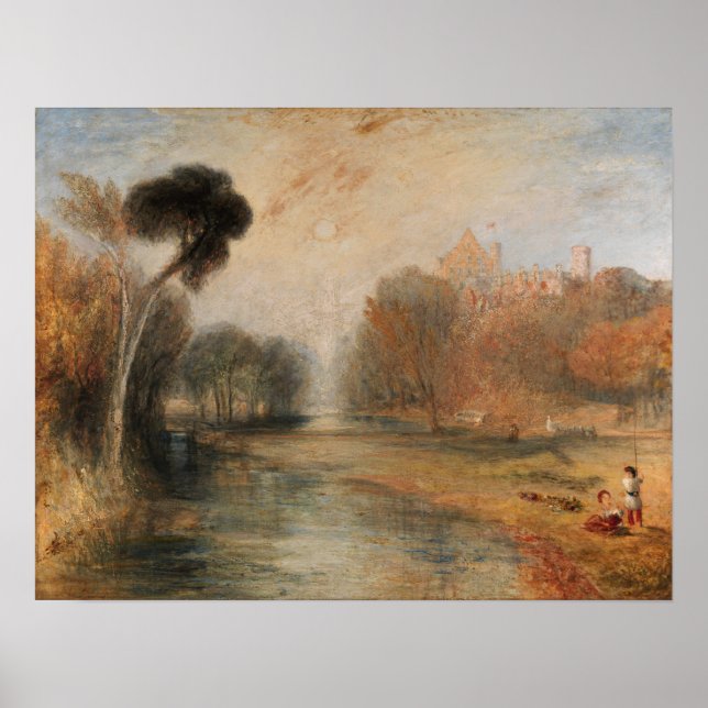 Turner - Schloss Rosenau Coburg Poster (Vorne)