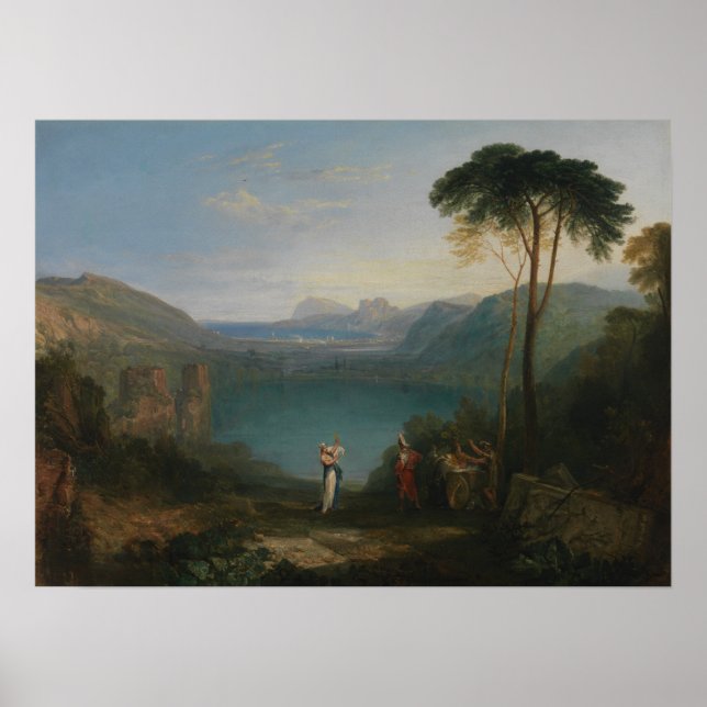 Turner - See Avernus Aeneas und Cumaean Sybil Poster (Vorne)