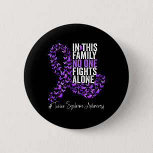 Turner-Syndrom-Bewusstseinsmonat Lila Band Button