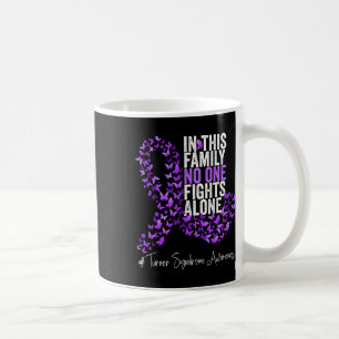 Turner-Syndrom-Bewusstseinsmonat Lila Band Kaffeetasse