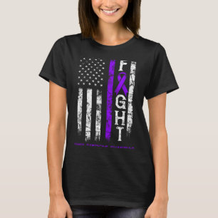 Turner-Syndrom-Kriegerin US-Flagge T-Shirt