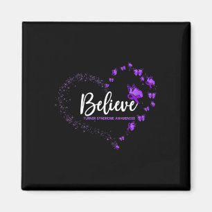 Turner Syndrome Awareness Butterfly Glaube Magnet
