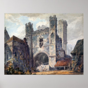Turner - Tor von St. Augustine Canterbury Poster