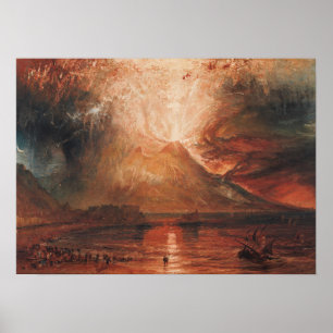 Turner - Vesuv in Eruption Poster