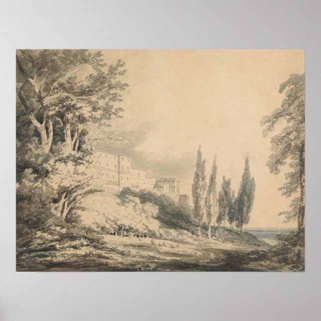Turner - Villa D'Este Poster (Vorne)
