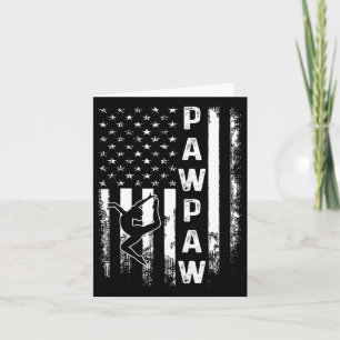 Turnhalle Turner Papaya Amerika Flagge Vintage Wei Karte