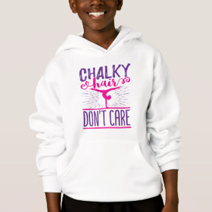 Turnhalle Turnerin Kreide Haare egal Hoodie