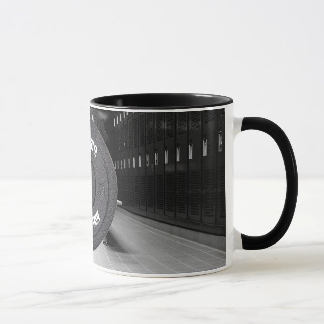 Turnhallen-Inhaber oder Benutzer-lustige Tasse (Rechts)