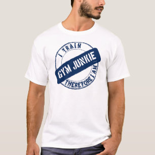 TURNHALLEN-JUNKIE. ICH BILDE DESHALB MICH BIN AUS. T-Shirt