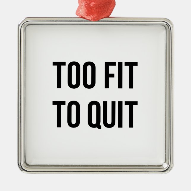 Turnhallen-motivierend Zitate passten auch Ornament Aus Metall (Vorne)