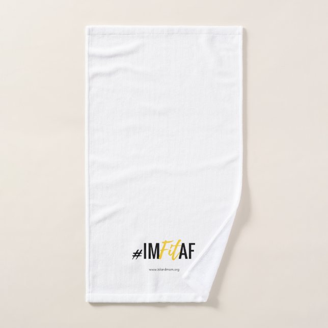 Turnhallen-Tuch - #IMFitAF Handtuch (Handtuch)