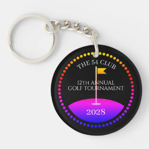 Turnier-Golf-Ausrüstung Regenbogen Schlüsselanhänger