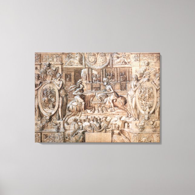 Turnier Leinwanddruck (Vorderseite)