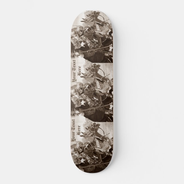 turnierende historische Kunst der Skateboard (Vorderseite)