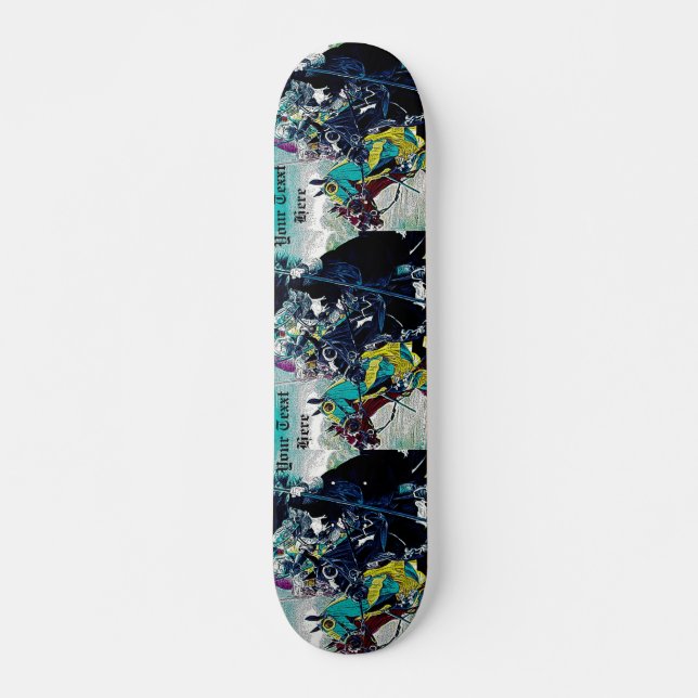 turnierende historische Kunst der Skateboard (Vorne)