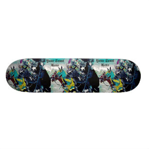 turnierende historische Kunst der Skateboard