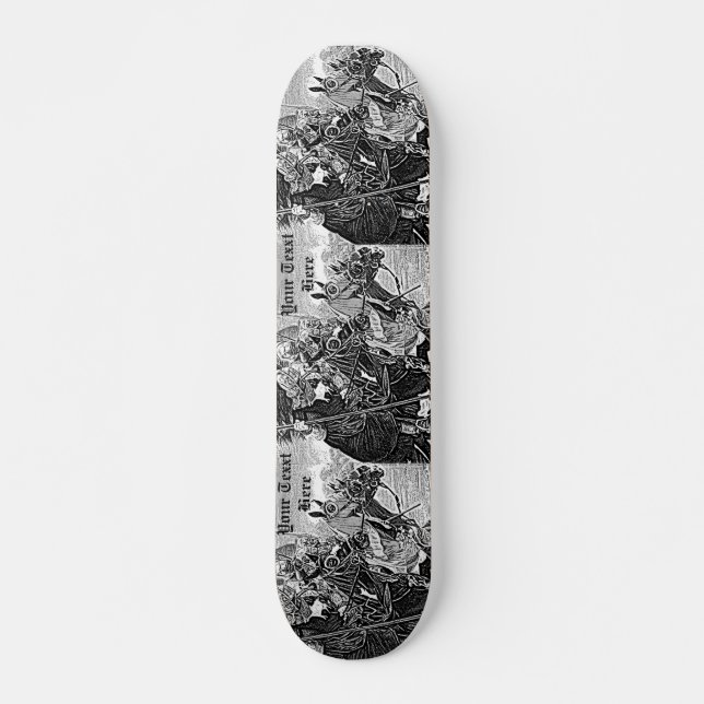turnierende historische Kunst der Skateboard (Vorne)