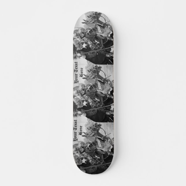 turnierende historische Kunst der Skateboard (Vorne)