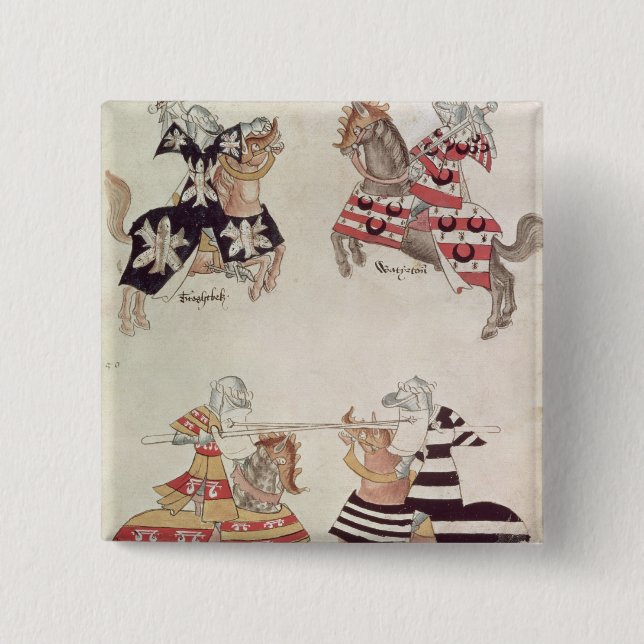 Turnierende Ritter, von Sir Thomas Holmes' Book Button (Vorderseite)