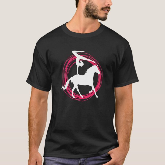Turnierreiten Pferd Voltigieren  1 T-Shirt (Vorderseite)