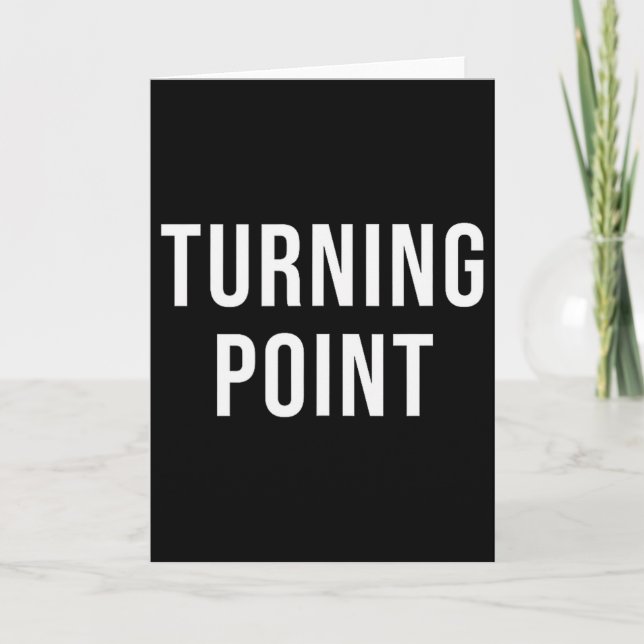 Turning Point Tank Top  Karte (Vorderseite)