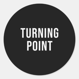 Turning Point Tank Top Runder Aufkleber