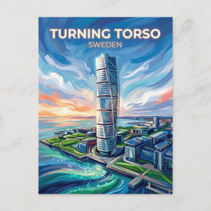 Turning Torso Schweden Postkarte