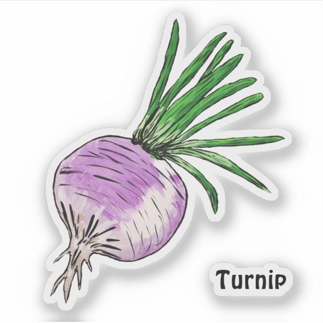Turnip Aufkleber (Vorderseite)