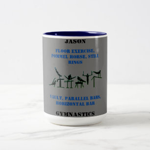 Turnmug für Herren Zweifarbige Tasse