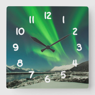 Turnonce Arm Aurora Quadratische Wanduhr