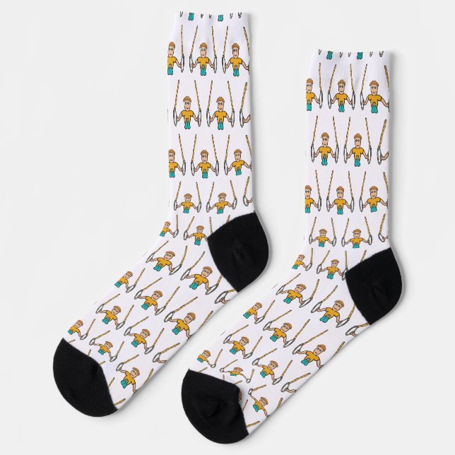 Turnrings Socken (Linkes Detail)