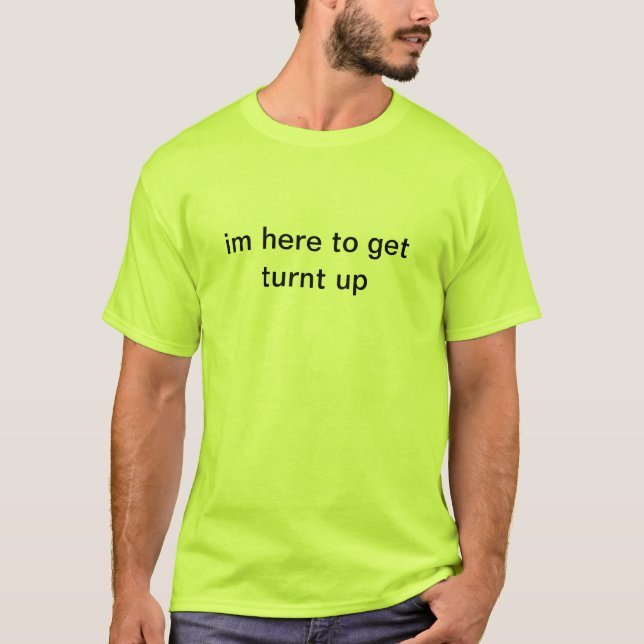 turnt oben T-Shirt (Vorderseite)