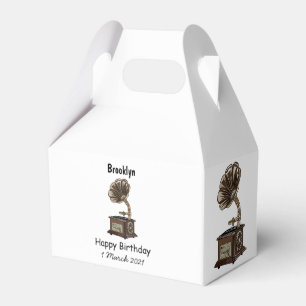 Turntable Cartoon Geschenkschachtel