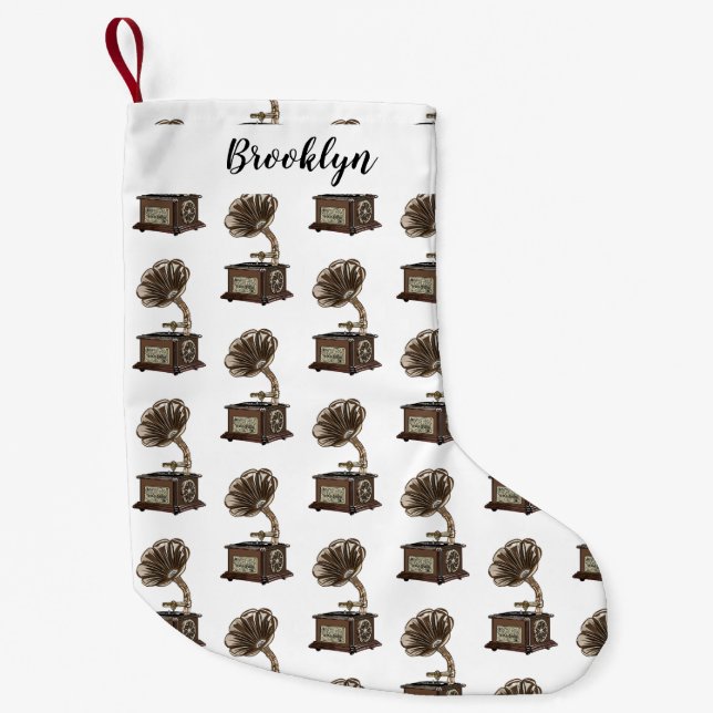 Turntable Cartoon Kleiner Weihnachtsstrumpf (Vorderseite)