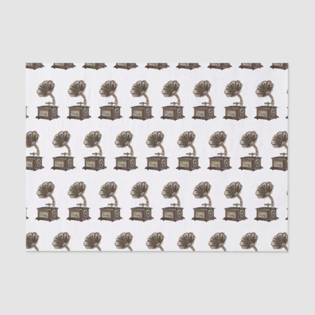 Turntable Cartoon Seidenpapier (Vorderseite)