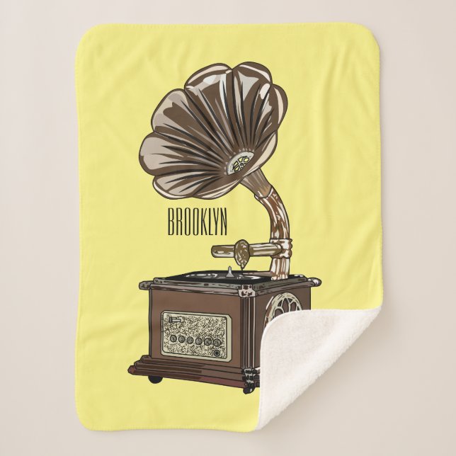 Turntable Cartoon Sherpadecke (Vorderseite)