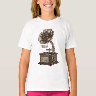 Turntable Cartoon T-Shirt