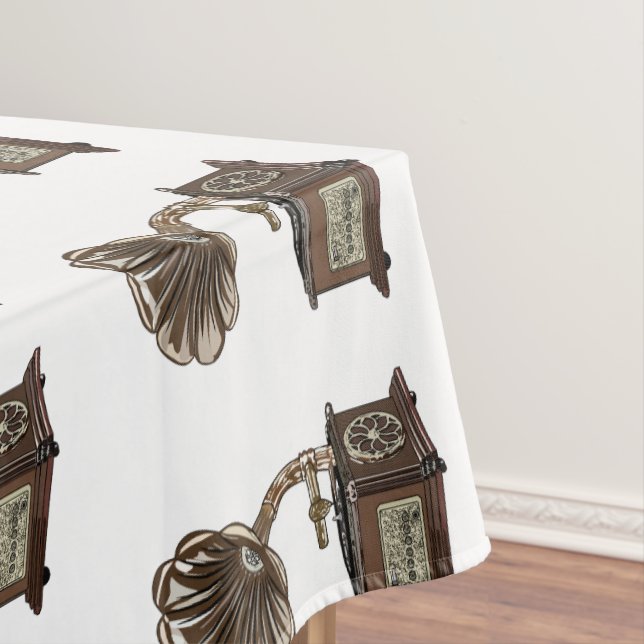 Turntable Cartoon Tischdecke (Beispiel)