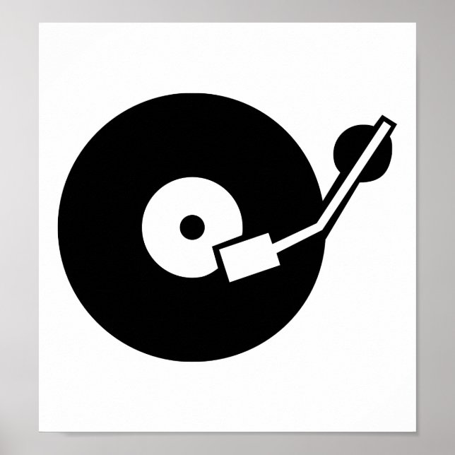 Turntable DJ Poster (Vorne)