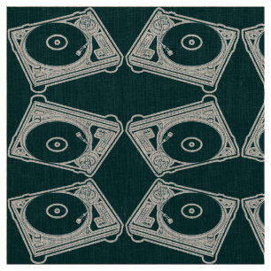 Turntable "Old School Wax" (Vinyl) Stoff