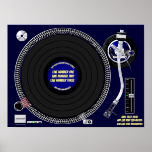 Turntable-Plakat 24" x 18" (Sie können Poster