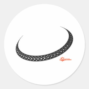 Turntable Platter - DJ Djing Disk Jockey Music Runder Aufkleber