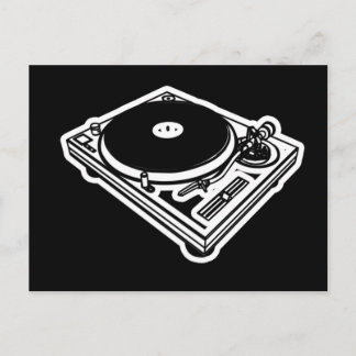 Turntable Postkarte