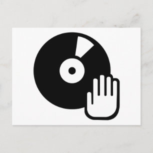 Turntable Postkarte