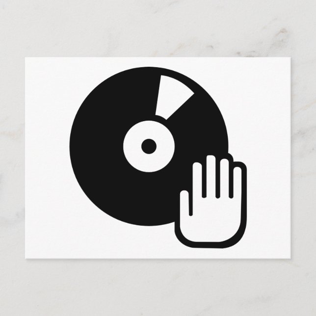 Turntable Postkarte (Vorderseite)