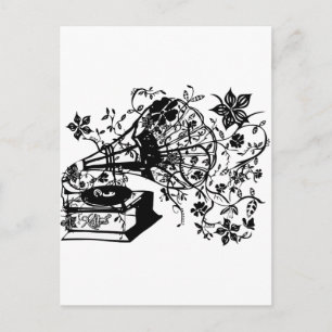 Turntable Postkarte