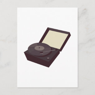 Turntable Postkarte