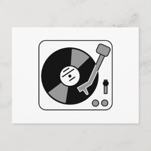Turntable Postkarte