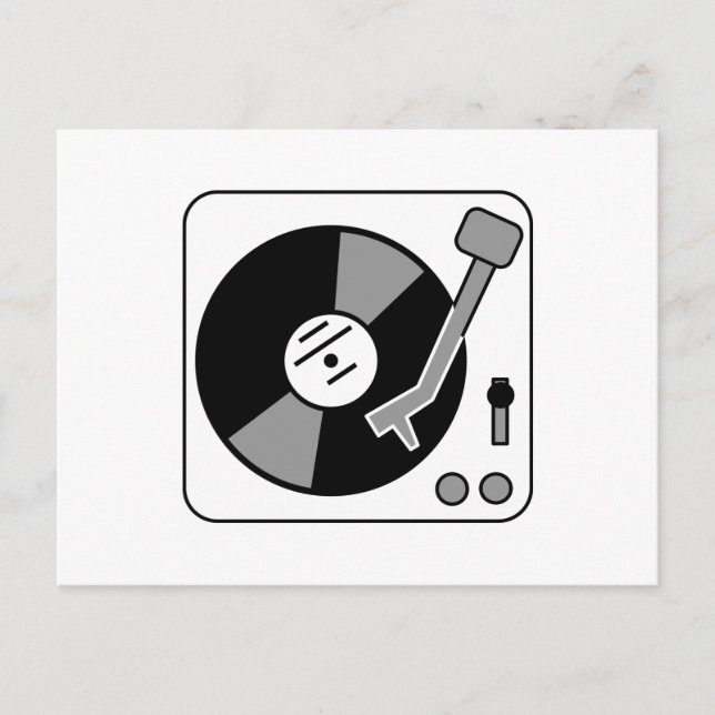 Turntable Postkarte (Vorderseite)