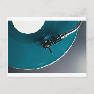 Turntable Vinyl Record Album Music Postkarte